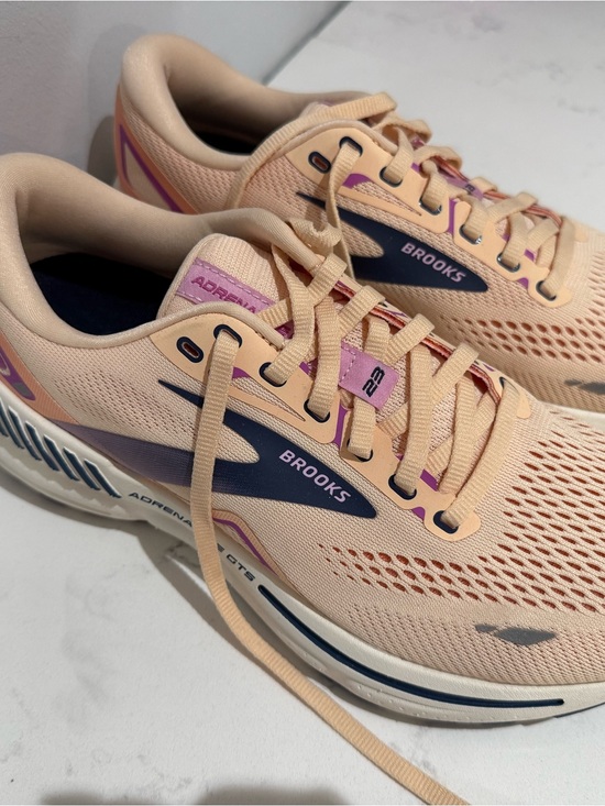 Brooks Shoes - Brooks Women’s Peach and Navy Running Shoes